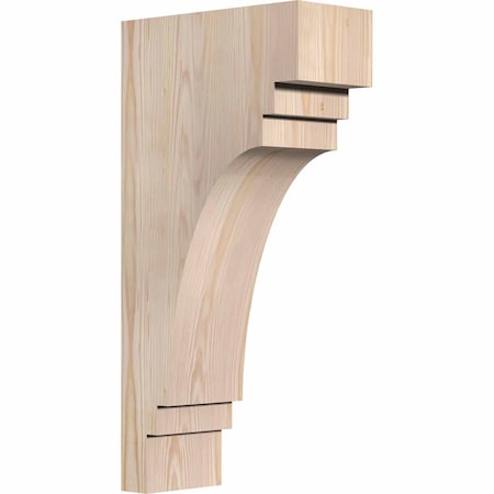 Ekena Millwork Pescadero Smooth Corbel, Douglas Fir, 5 1/2"W x 12"D x 24"H COR06X12X24PEC00SDF